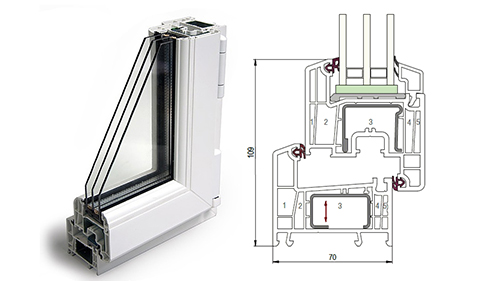 Балконный блок 1500 x 2200 - REHAU Delight-Design 40 мм Можайск