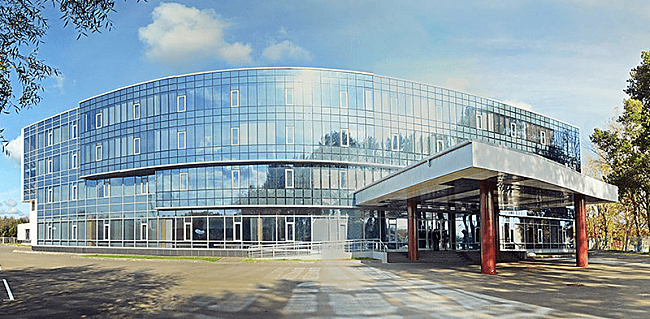 панорамные фасады учебно-тренировочного центра Можайск