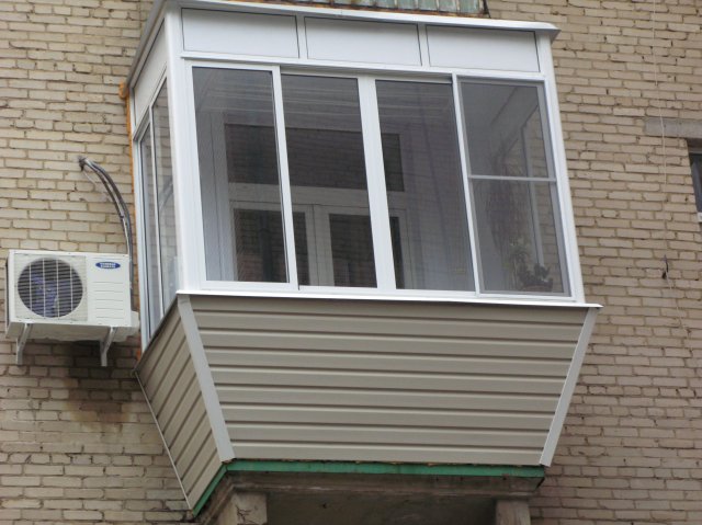Остекление балконов в хрущевке с выносом по цене от производителя Можайск