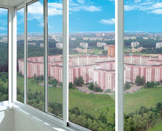 Холодное алюминиевое остекление балконов Можайск