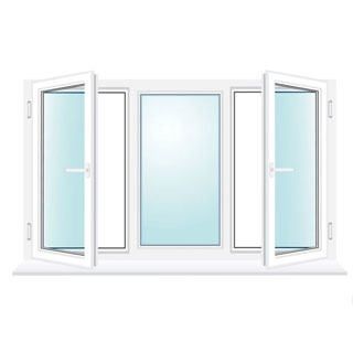 Окно ПВХ 2050 x 1415 - REHAU Delight-Design 40 мм Можайск